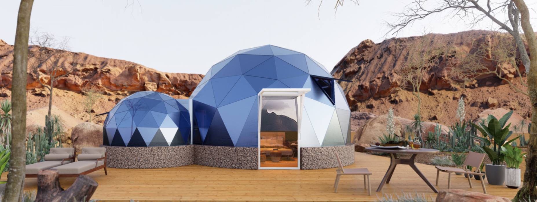 黄骅市球形智能光伏玻璃星空房